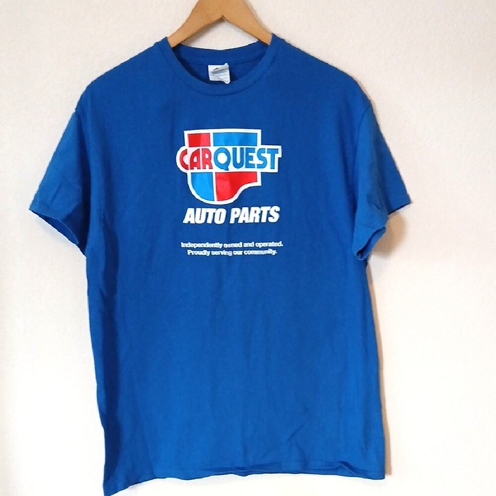 Carquest Auto Parts Blue Short Sleeve Shirt